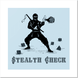 Stealth Check Posters and Art